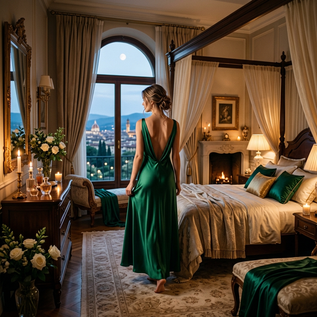 Váy ngủ hầu gái dây đan buộc sau gợi cảm DN21 - Đồ ngủ hầu gái sexy